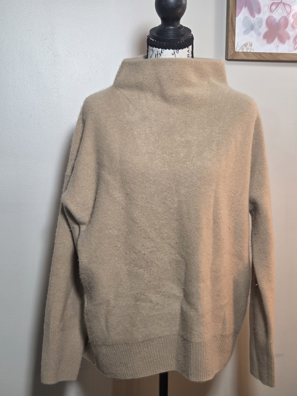 Vince Funnel Neck 100% Cashmere Sweater - Picture 2 of 8